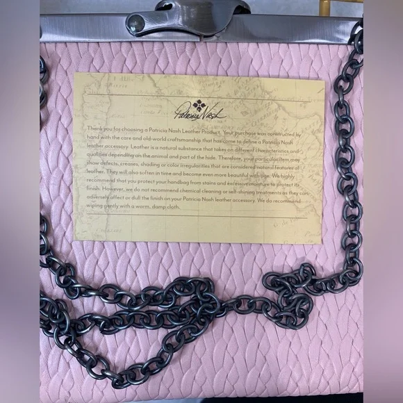 Patricia Nash Bags Patricia Nash Pink Asher Twisted Frame Clutch - Picture 9 of 13